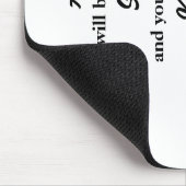 Frag Seek Knock Matthew 7:7 Bibelverse Mousepad (Ecke)