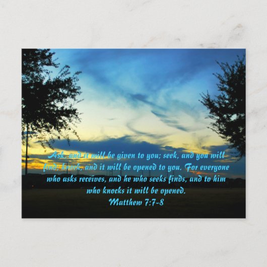 Frag, Suche, Anklicken der Postkarte behalten (Vorderseite)