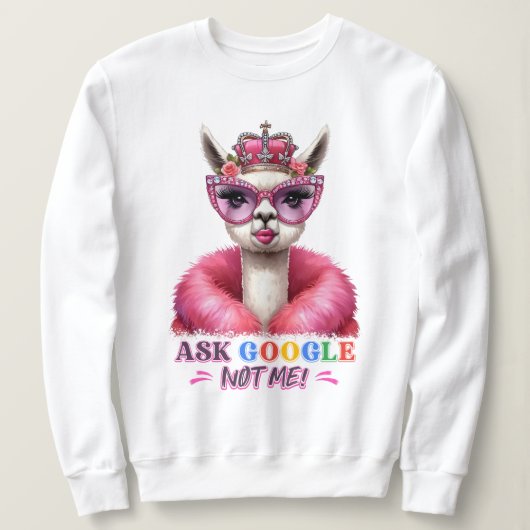 Frag Sweatshirt (Design vorne)