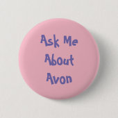 Frag über Avon Button (Vorderseite)