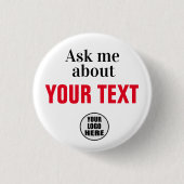 Frag über die Schaltfläche "Benutzerdefiniert" Button (Vorderseite)