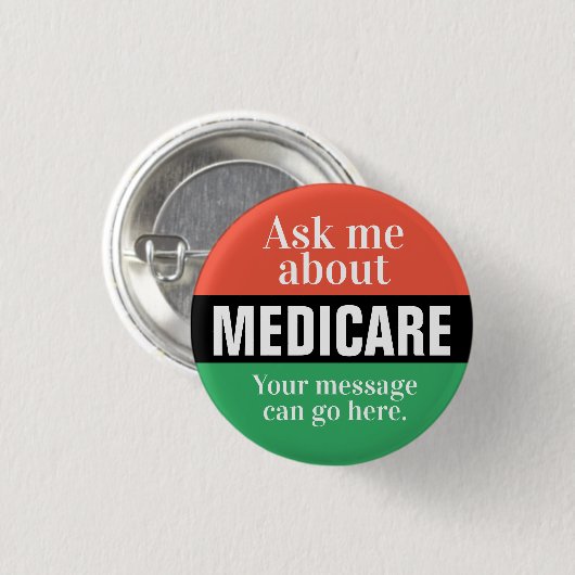 Frag über Medicare Button (Vorne & Hinten)