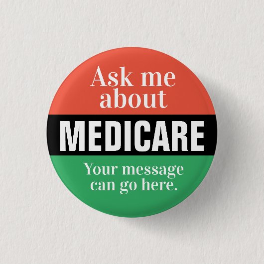 Frag über Medicare Button (Vorderseite)