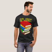Frag über meine Bücher T-Shirt (Vorne ganz)