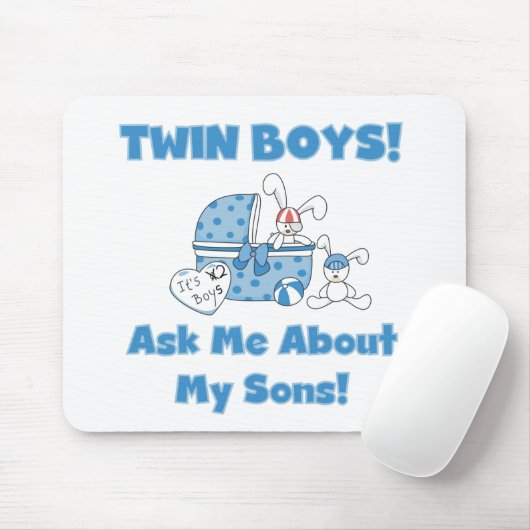 Frag über meine Zwillingsschwänze und Geschenke Mousepad (Mit Mouse)