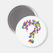 Frage Magnet (Vorderseite/Rückseite)
