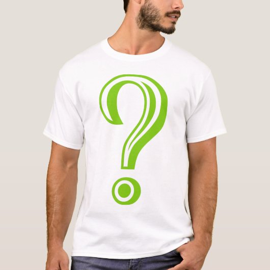 Frage Mark Chiseled T-Shirt (Vorderseite)