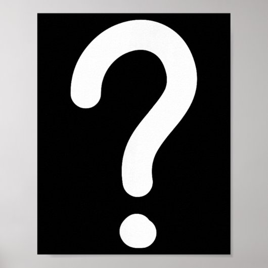 Frage Mark, Funny, Joke, Sarcastic, Familie Poster (Vorne)