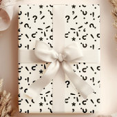 Frage Mark Funny Mystery Geschenkmuster Geschenkpapier