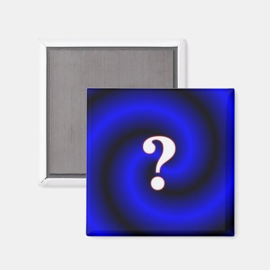 Frage Mark Magnet (Vorderseite/Rückseite)