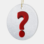 Frage Mark Ornament (Links)