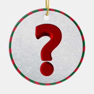 Frage Mark Ornament