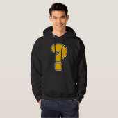 Frage Mark Punctuation Fan Hoodie (Vorne ganz)