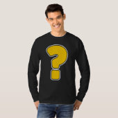 Frage Mark Slogan Costume T-Shirt (Vorne ganz)