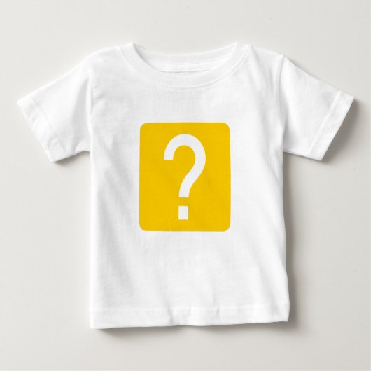 Frage-Markplatz-Panel Baby T-shirt (Vorderseite)