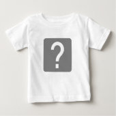 Frage-Markplatz-Panel Baby T-shirt (Vorderseite)