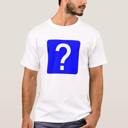 Frage-Markplatz-Panel T-Shirt (Vorderseite)