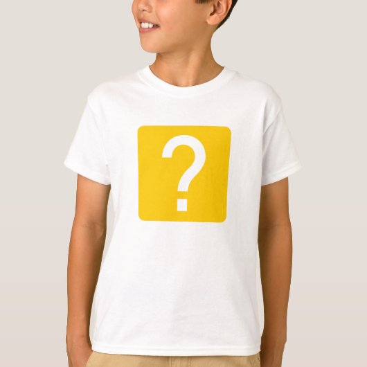 Frage-Markplatz-Panel T-Shirt (Vorderseite)