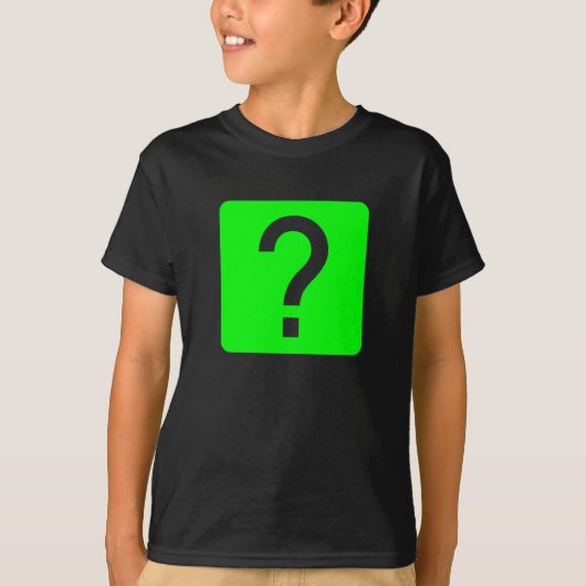 Frage-Markplatz-Panel T-Shirt (Vorderseite)
