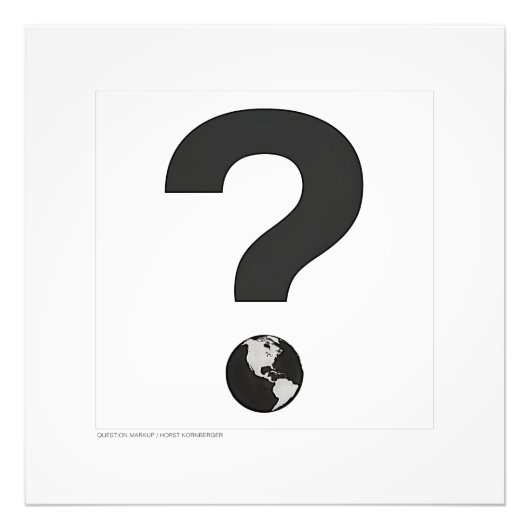 FRAGE MARKUP FOTODRUCK (Vorne)