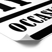 Frage mein Sanity Funny Poster (Ecke)