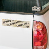 Frage mit Mut sogar das Bestehen eines Gottes Autoaufkleber (Auf Lkw)