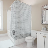 Frage nach Louis Vuitton Style Pattern Duschvorhang (Beispiel)