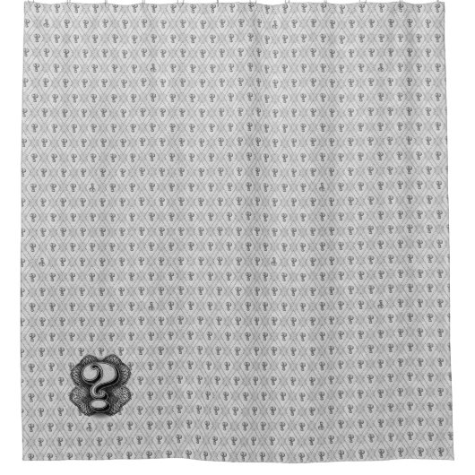 Frage nach Louis Vuitton Style Pattern Duschvorhang (Vorderseite)