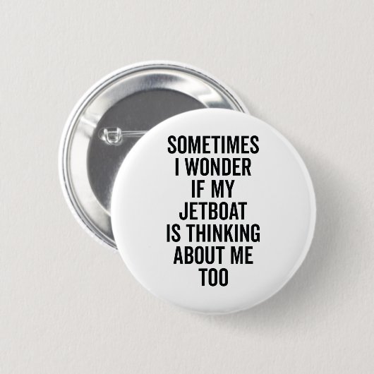 Frage, ob das Bootfahren über mich nachdenkt - Jet Button (Vorne & Hinten)