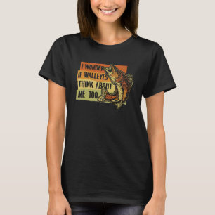 Frage, ob Walleyes über mich zu Zander Walle denke T-Shirt