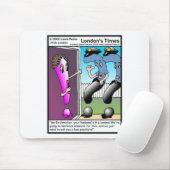 Frage Police Funny Cartoon Geschenke & T-Shirts Mousepad (Mit Mouse)