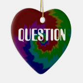 FRAGE REALITÄT KERAMIK ORNAMENT (Rechts)