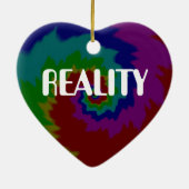 FRAGE REALITÄT KERAMIK ORNAMENT (Hinten)