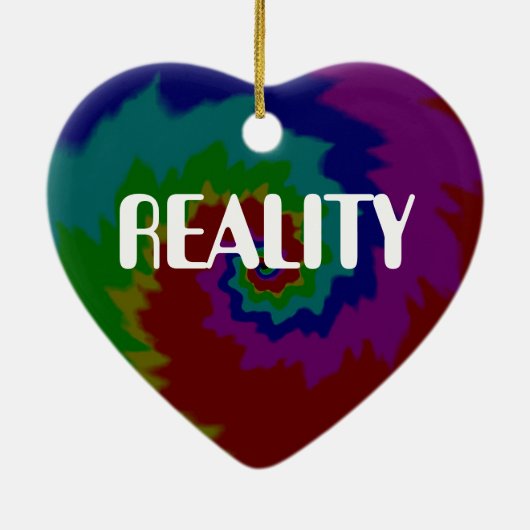 FRAGE REALITÄT KERAMIK ORNAMENT (Hinten)