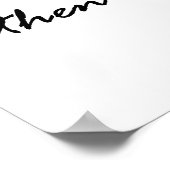 Frage- und Antwortposter Poster (Ecke)