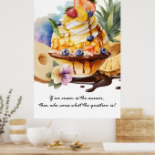 Frage- und Antwortposter Poster (Küche)