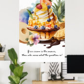 Frage- und Antwortposter Poster (Heimbüro)