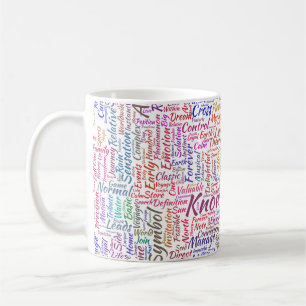 Frageanhang Nuage Motss TextMotif-Meldung Kaffeetasse