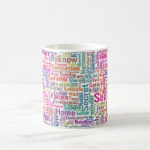 Frageanhang Nuage Motss TextMotif-Meldung Kaffeetasse (Mittel)