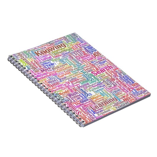 Frageanhang Nuage Motss TextMotif-Meldung Notizblock (Rechte Seite)