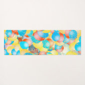 Frageanhang Nuage Motss TextMotif-Meldung Yogamatte (Rückseite (Horizontal))