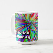 Fragebehörde (Sie können die Wörter ändern) Kaffeetasse (Vorderseite Links)