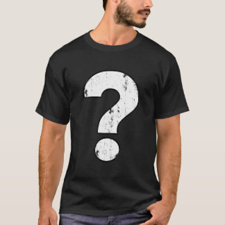 Fragemarke in Not T-Shirt