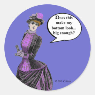 Fragen-Aufkleber Runder Aufkleber