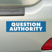 Fragen-Berechtigung - blaues B Autoaufkleber (Auf Auto)