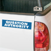 Fragen-Berechtigung - blaues B Autoaufkleber (Auf Lkw)