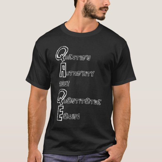 Fragen-Berechtigung über quantitatives T-Shirt (Vorderseite)