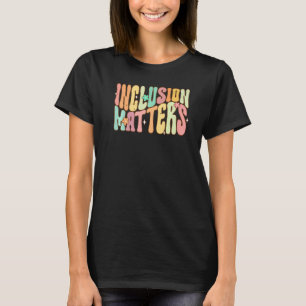 Fragen der Einbeziehung besondere Bildung Autismus T-Shirt