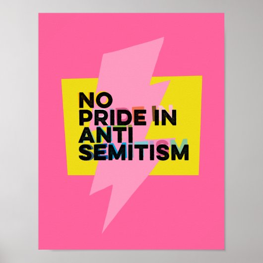 Fragen gegen Antisemitismus Poster (Vorne)