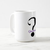 Fragen Kaffeetasse (Vorderseite Links)